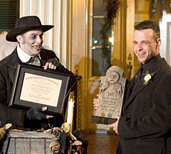 Cary Jay Sharp is named the Haunted Mansion's 1000th ghost.