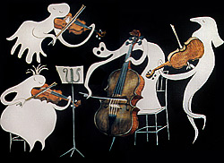 Marc Davis' Ghostly String Quartet.
