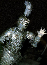 The knight that roamed the Haunted Mansion halls.