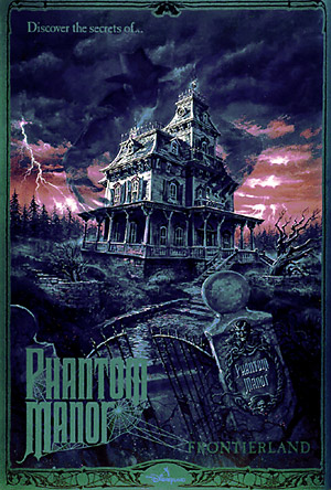 Phantom Manor attraction poster.