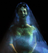 Haunted Mansion Attic Bride '05